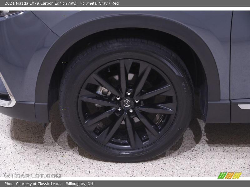 Polymetal Gray / Red 2021 Mazda CX-9 Carbon Edition AWD