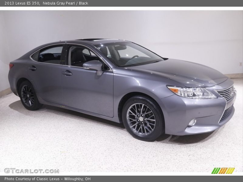 Nebula Gray Pearl / Black 2013 Lexus ES 350