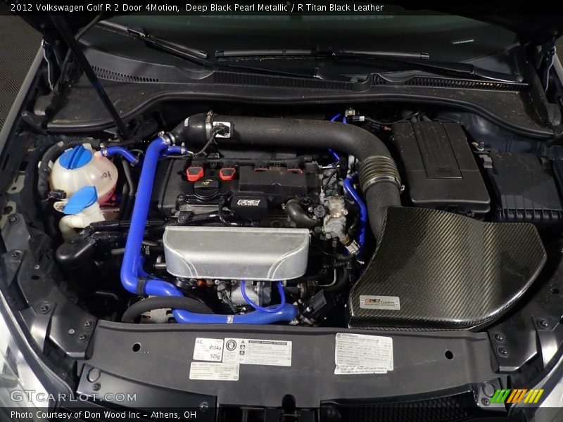 Deep Black Pearl Metallic / R Titan Black Leather 2012 Volkswagen Golf R 2 Door 4Motion