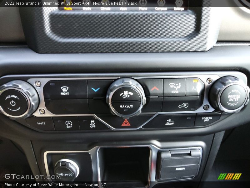 Hydro Blue Pearl / Black 2022 Jeep Wrangler Unlimited Willys Sport 4x4