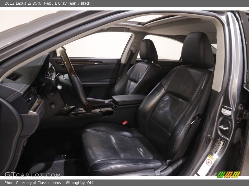 Nebula Gray Pearl / Black 2013 Lexus ES 350