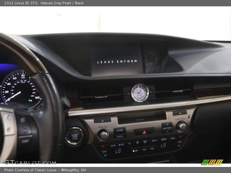 Nebula Gray Pearl / Black 2013 Lexus ES 350