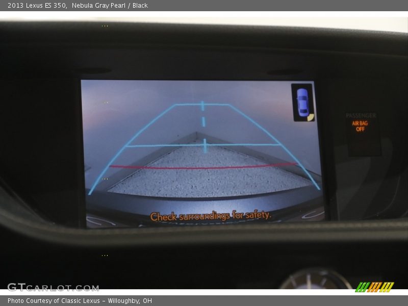 Nebula Gray Pearl / Black 2013 Lexus ES 350