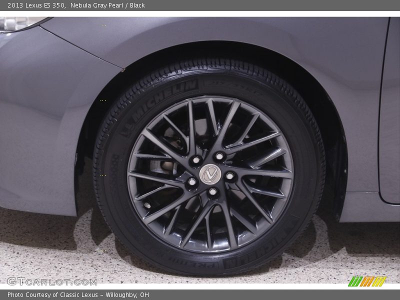 Nebula Gray Pearl / Black 2013 Lexus ES 350