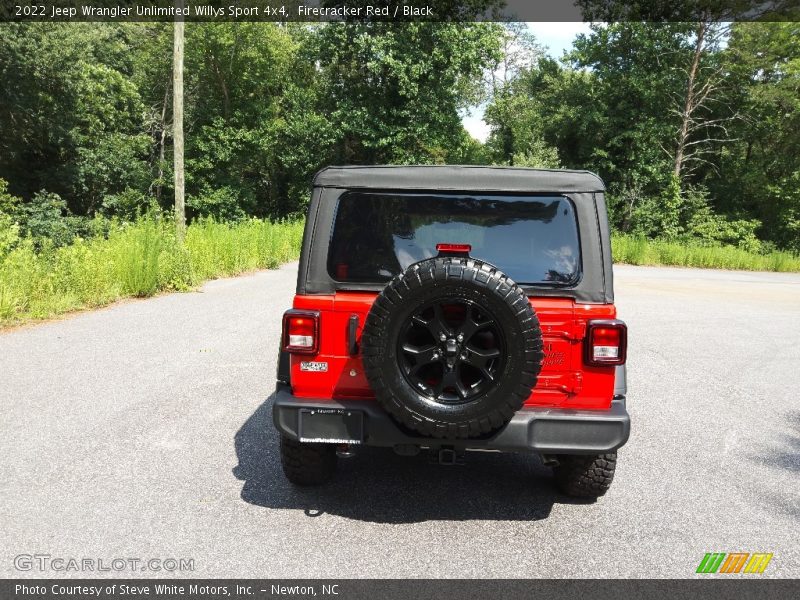 Firecracker Red / Black 2022 Jeep Wrangler Unlimited Willys Sport 4x4