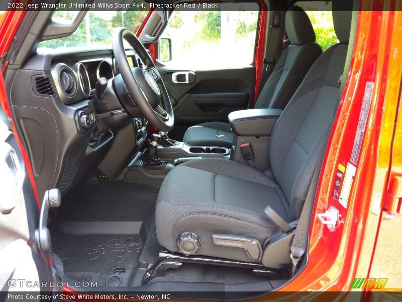 Firecracker Red / Black 2022 Jeep Wrangler Unlimited Willys Sport 4x4