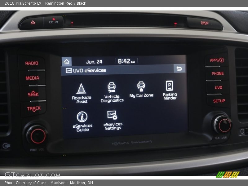 Remington Red / Black 2018 Kia Sorento LX