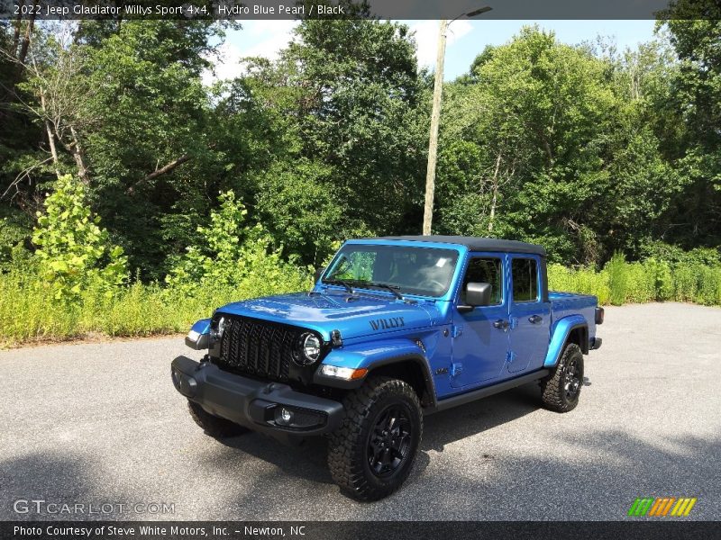 Hydro Blue Pearl / Black 2022 Jeep Gladiator Willys Sport 4x4