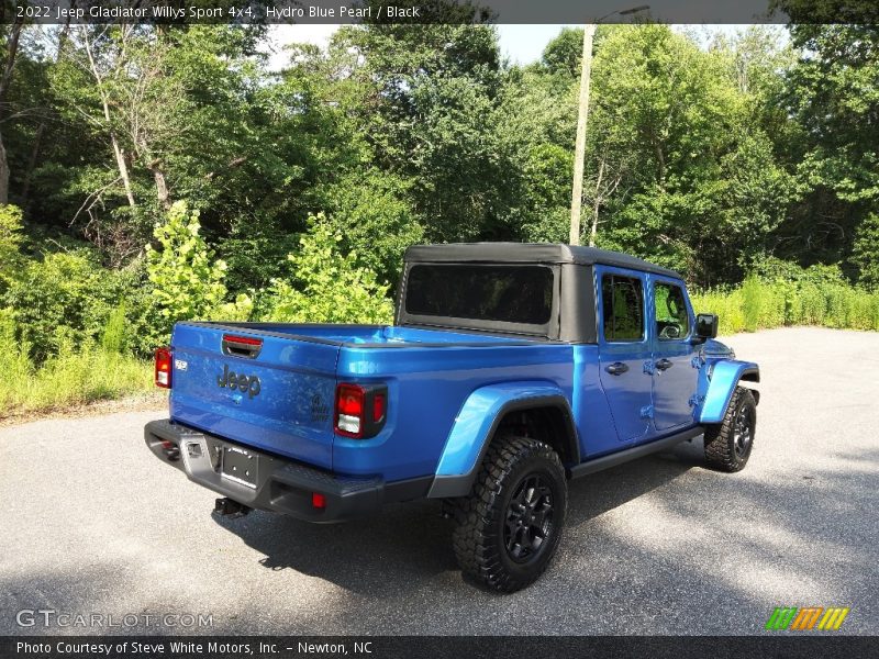 Hydro Blue Pearl / Black 2022 Jeep Gladiator Willys Sport 4x4