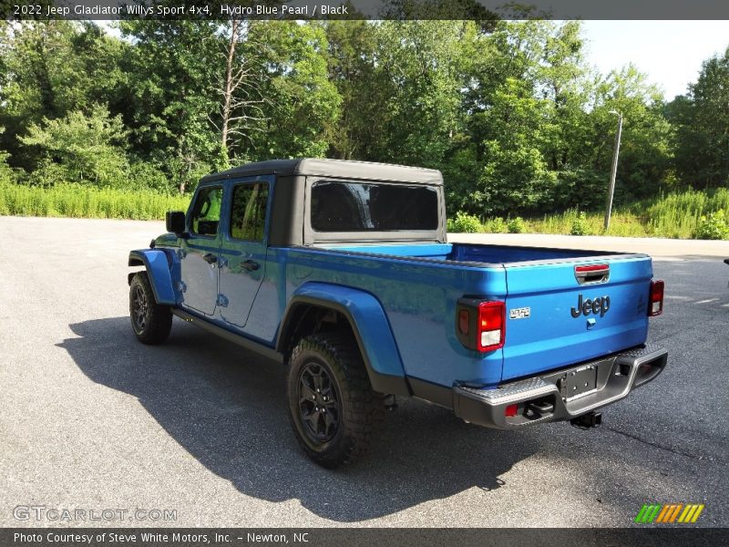 Hydro Blue Pearl / Black 2022 Jeep Gladiator Willys Sport 4x4