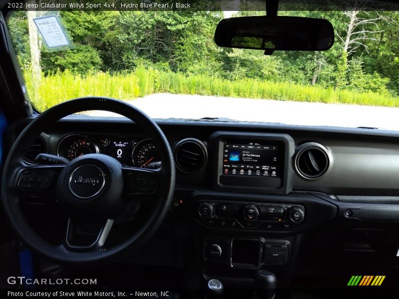 Hydro Blue Pearl / Black 2022 Jeep Gladiator Willys Sport 4x4