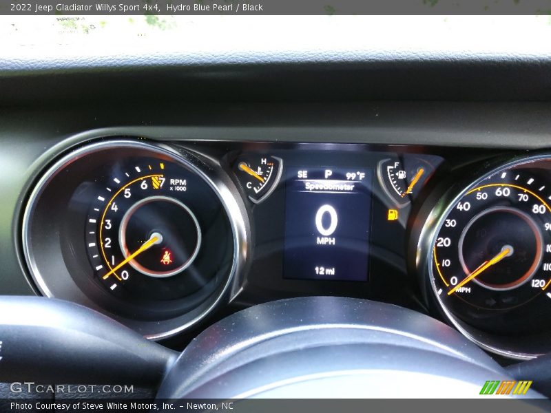 Hydro Blue Pearl / Black 2022 Jeep Gladiator Willys Sport 4x4