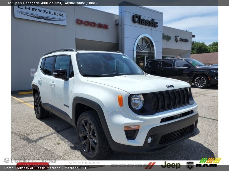 Alpine White / Black 2022 Jeep Renegade Altitude 4x4