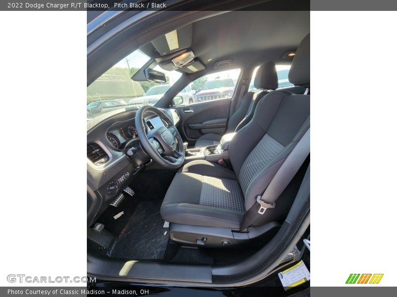 Pitch Black / Black 2022 Dodge Charger R/T Blacktop