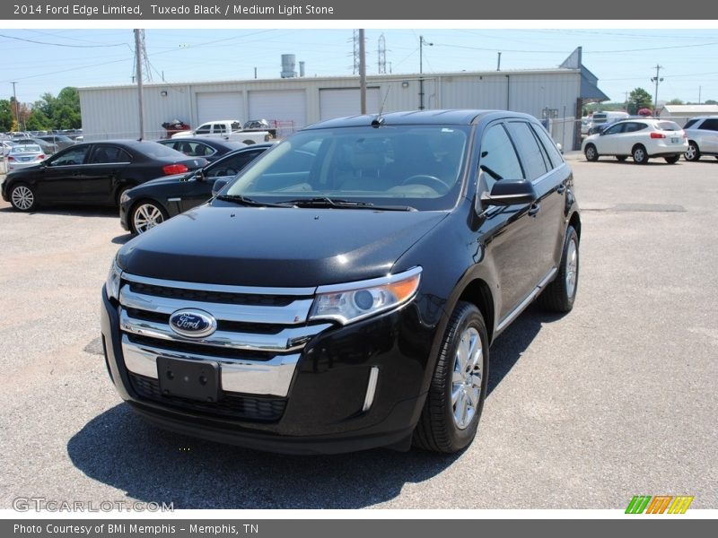 Tuxedo Black / Medium Light Stone 2014 Ford Edge Limited