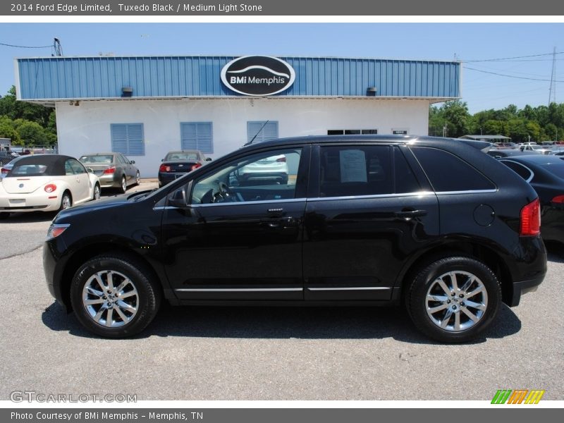 Tuxedo Black / Medium Light Stone 2014 Ford Edge Limited