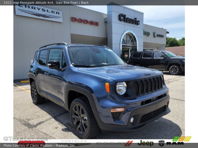 Slate Blue Pearl / Black 2022 Jeep Renegade Altitude 4x4