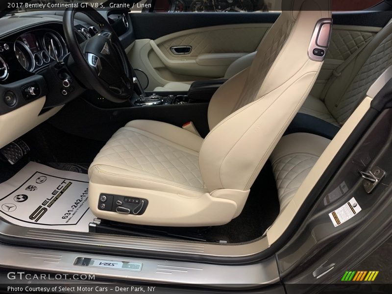 Front Seat of 2017 Continental GT V8 S