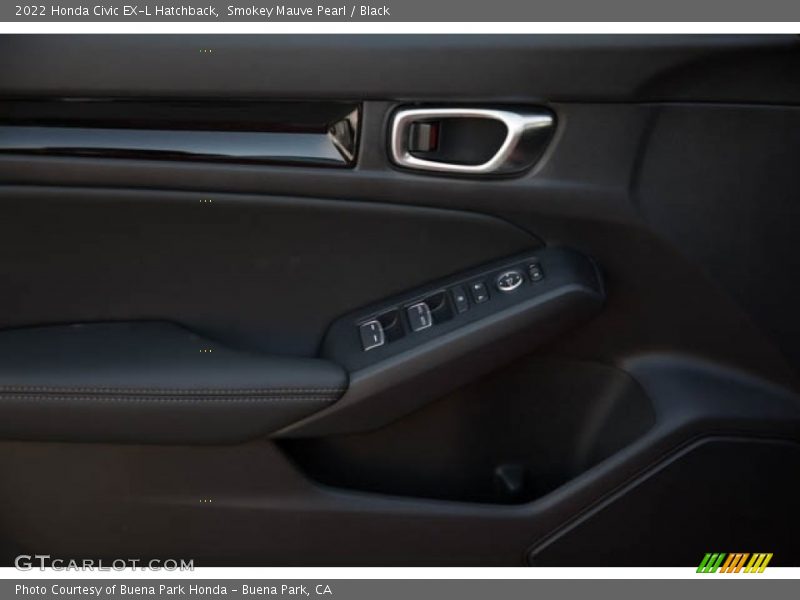 Smokey Mauve Pearl / Black 2022 Honda Civic EX-L Hatchback