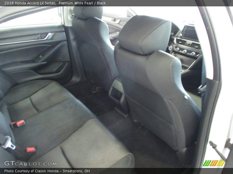 Platinum White Pearl / Black 2018 Honda Accord LX Sedan