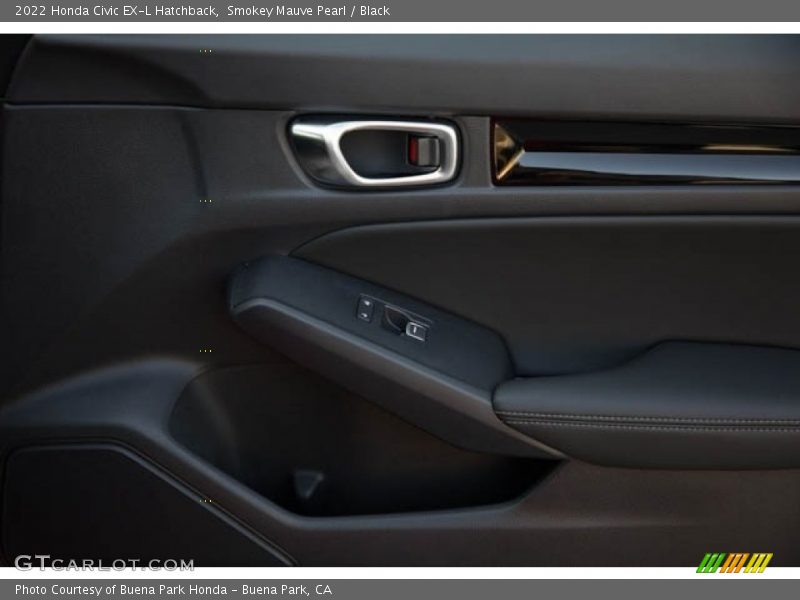 Smokey Mauve Pearl / Black 2022 Honda Civic EX-L Hatchback