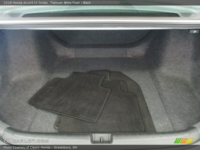 Platinum White Pearl / Black 2018 Honda Accord LX Sedan