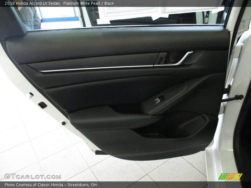 Platinum White Pearl / Black 2018 Honda Accord LX Sedan