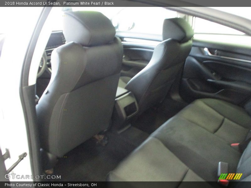 Platinum White Pearl / Black 2018 Honda Accord LX Sedan