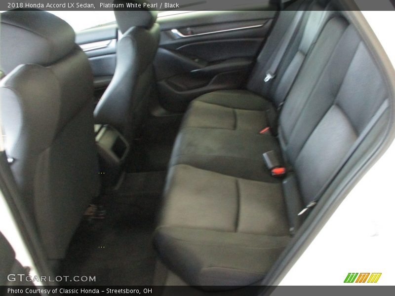 Platinum White Pearl / Black 2018 Honda Accord LX Sedan