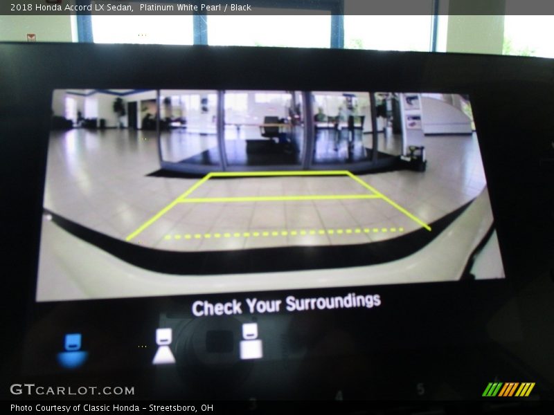 Platinum White Pearl / Black 2018 Honda Accord LX Sedan