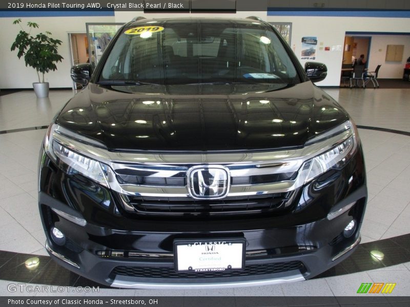 Crystal Black Pearl / Black 2019 Honda Pilot Touring AWD