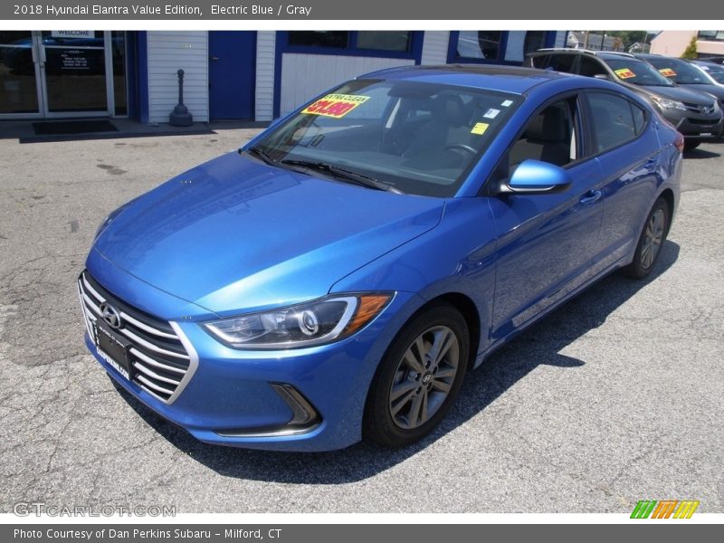 Electric Blue / Gray 2018 Hyundai Elantra Value Edition