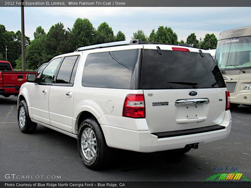 White Platinum Tri-Coat / Stone 2012 Ford Expedition EL Limited