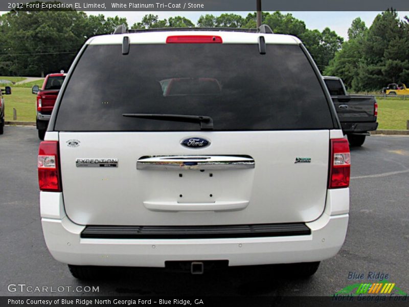 White Platinum Tri-Coat / Stone 2012 Ford Expedition EL Limited