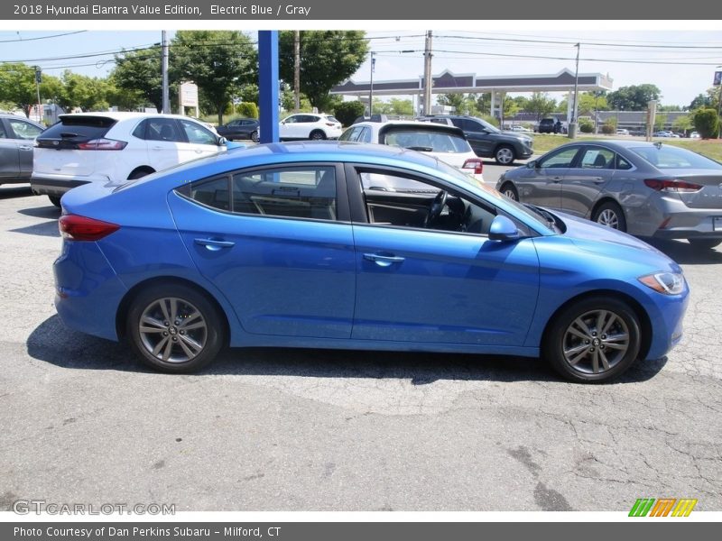 Electric Blue / Gray 2018 Hyundai Elantra Value Edition