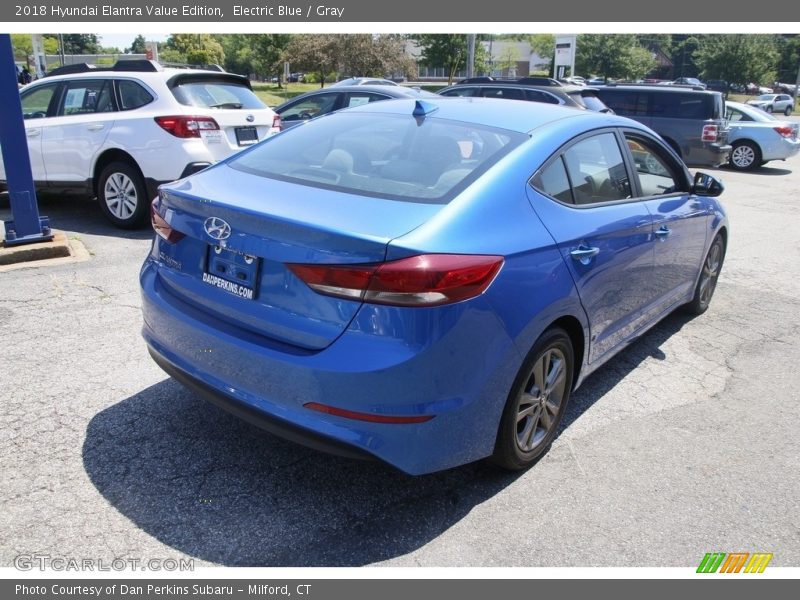Electric Blue / Gray 2018 Hyundai Elantra Value Edition