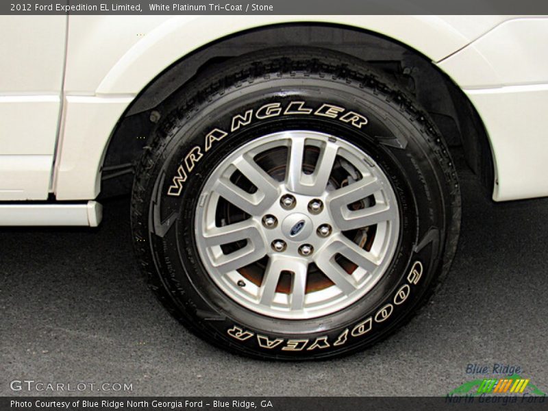 White Platinum Tri-Coat / Stone 2012 Ford Expedition EL Limited