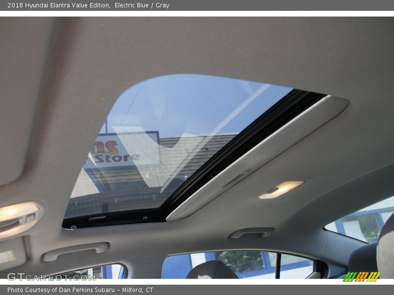 Electric Blue / Gray 2018 Hyundai Elantra Value Edition