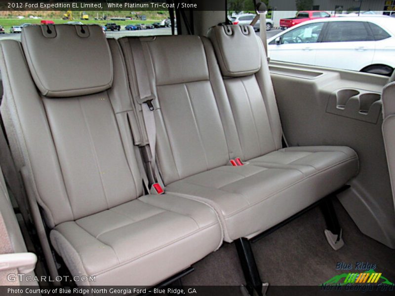 White Platinum Tri-Coat / Stone 2012 Ford Expedition EL Limited