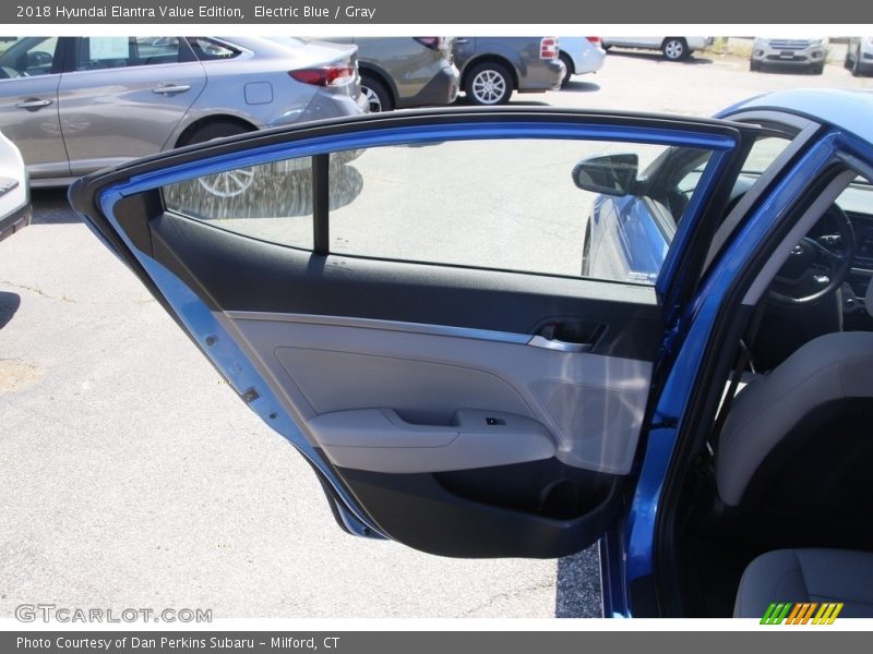 Electric Blue / Gray 2018 Hyundai Elantra Value Edition