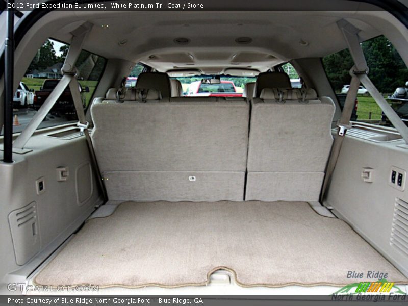 White Platinum Tri-Coat / Stone 2012 Ford Expedition EL Limited