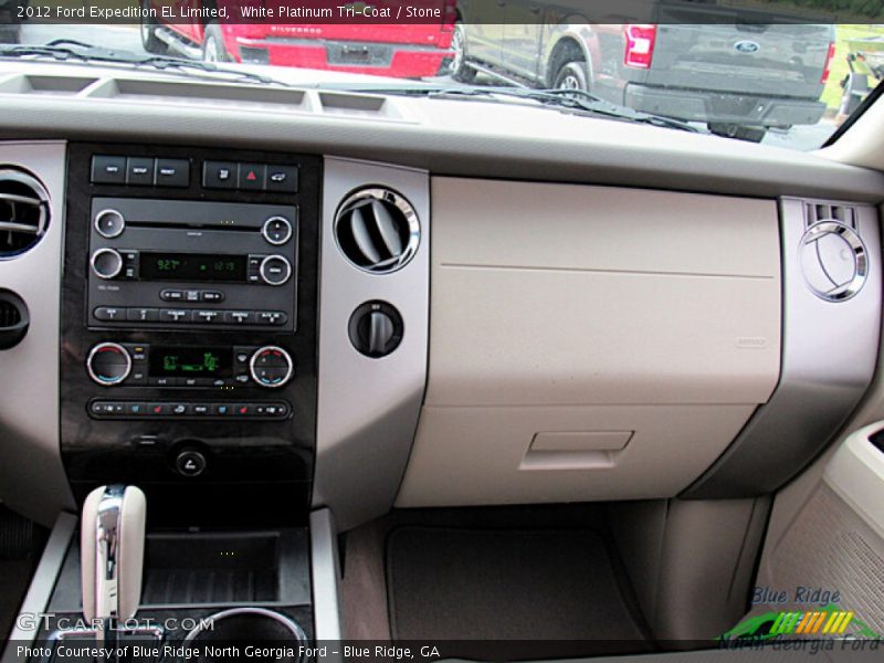 White Platinum Tri-Coat / Stone 2012 Ford Expedition EL Limited