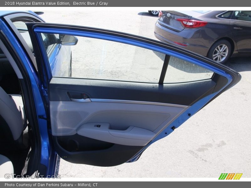 Electric Blue / Gray 2018 Hyundai Elantra Value Edition