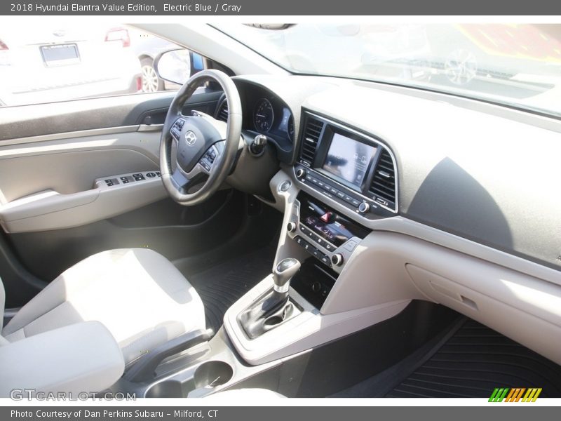 Electric Blue / Gray 2018 Hyundai Elantra Value Edition