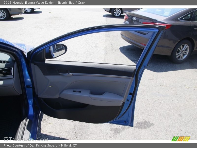 Electric Blue / Gray 2018 Hyundai Elantra Value Edition