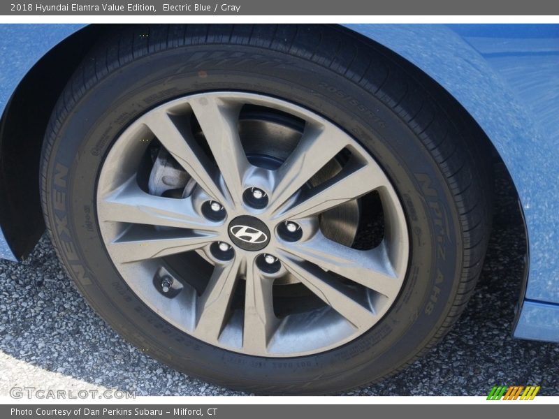 Electric Blue / Gray 2018 Hyundai Elantra Value Edition