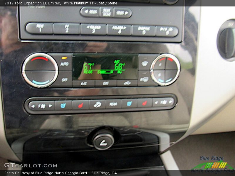 White Platinum Tri-Coat / Stone 2012 Ford Expedition EL Limited