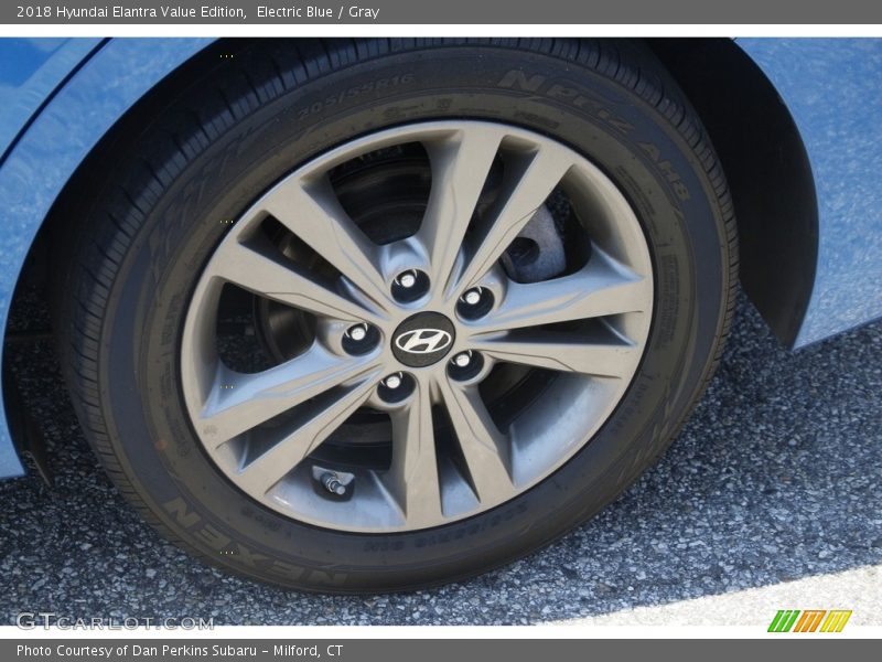 Electric Blue / Gray 2018 Hyundai Elantra Value Edition