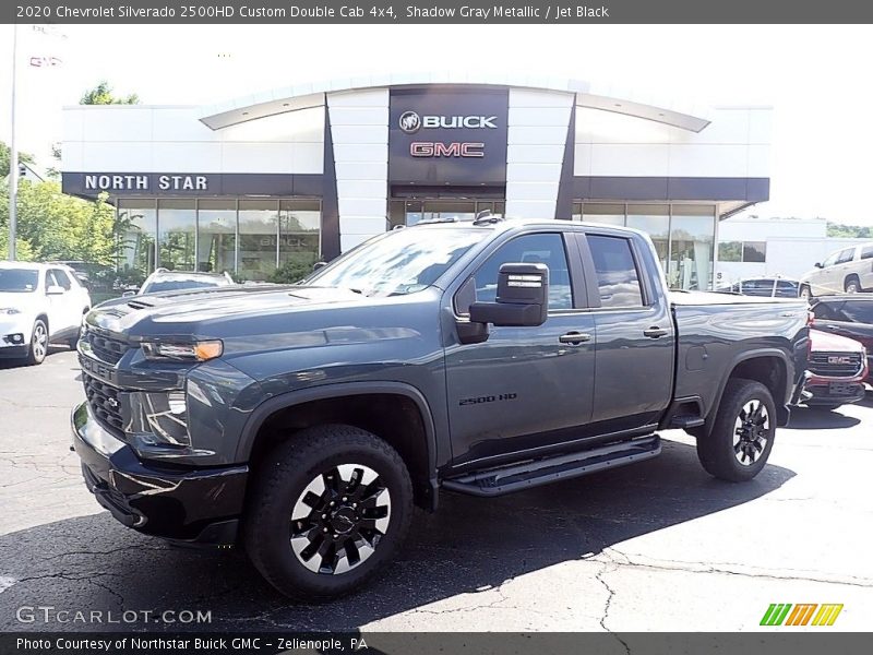 Shadow Gray Metallic / Jet Black 2020 Chevrolet Silverado 2500HD Custom Double Cab 4x4