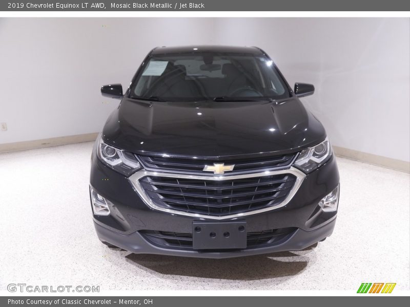 Mosaic Black Metallic / Jet Black 2019 Chevrolet Equinox LT AWD